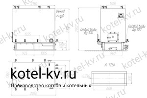 Чертеж котла КВ-0.7 РПК