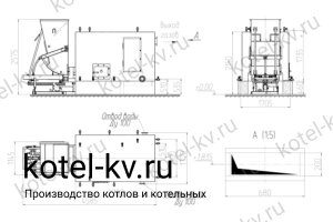 Чертеж котла КВм 930 ТШПМ