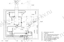 Схема водогрейной котельной с газовыми и жидкотопливными котлами